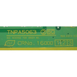 Y-MAIN / SANYO TNPA5063AB / TNPA5063 / EN5063AB / SUSTITUTAS	TNPA5063AC  TXNSC1LNUU / MODELO DP50710 / DP50740 P50740-03 / DP50741 / TC-50PX24 / TC-P50C2 / TH-50PH20U / PANEL MC127H36E13	